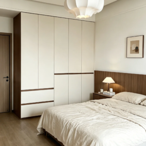 Giường Ngủ Thông Minh Gỗ MDF Màu Nâu Vân Gỗ