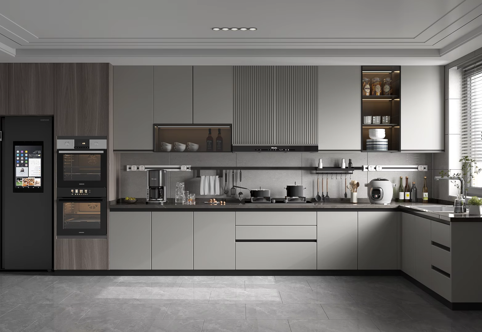 Giường Ngủ Thông Minh Gỗ MDF Màu Nâu Vân Gỗ - Ảnh 3